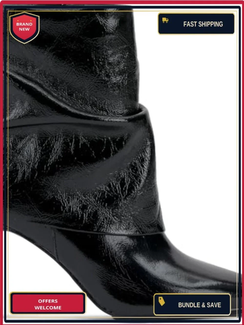 Leather Ankle Bootie Stiletto Heel Zipper Closure Pointed Toe
